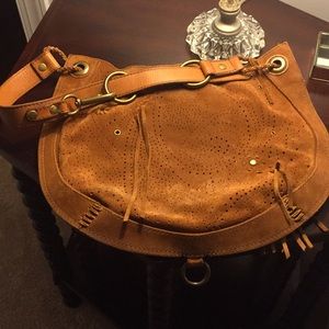 Lucky suede purse